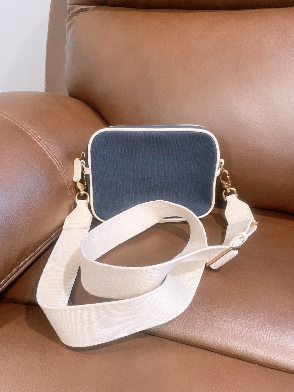 J Crew Navy Crossbody Bag